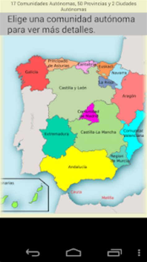 Mapa De Provincias De España Apk For Android Download