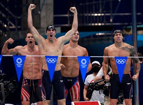 Olympics Us Medley Relay Streak Lives On Yahoo Sports