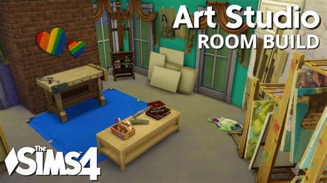 The Sims 4 Room Build Art Studio Youtube