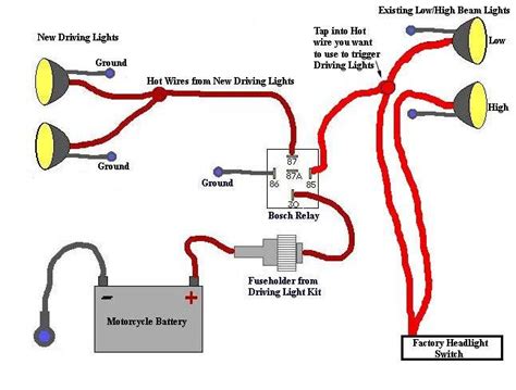 Relay Wiring Diagram For Driving Lights