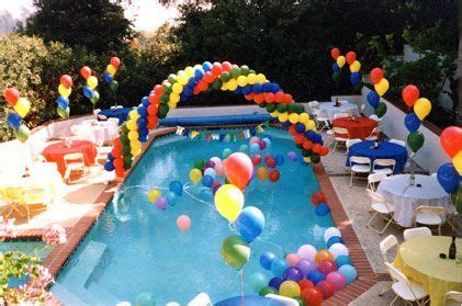 Tiempo para una fiesta en la piscina! Resultado de imagen para decoracion pool party | Fiestas ...