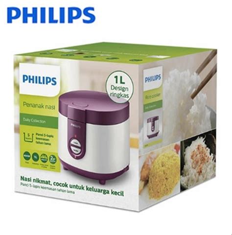 Beli rice cooker miyako 1 liter online berkualitas dengan harga murah terbaru 2021 di tokopedia! Jual Rice Cooker Magic Com 1 Liter - PHILIPS HD 3116 di ...