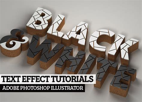 20 Amazing 2d3d Text Effect Adobe Illustrator Tutorials Tutorials