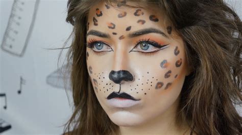 Halloween Leopard Makeup Tutorial Youtube Leopard Makeup Halloween