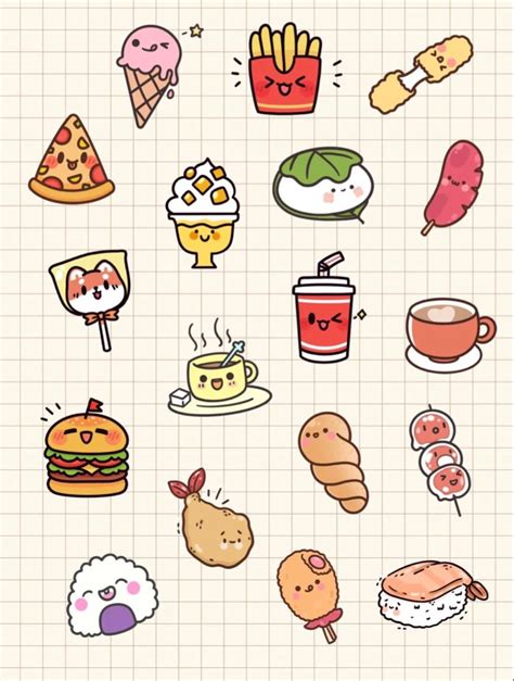 Doodles Kawaii Cute Doodles Drawings Cute Food Drawings Cute Doodle