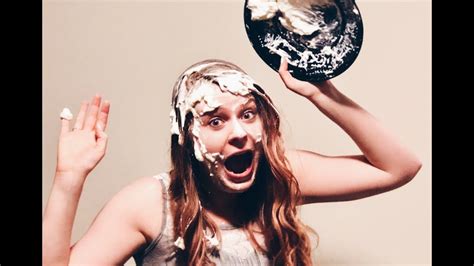 Lauren Gets Pied In The Face Youtube