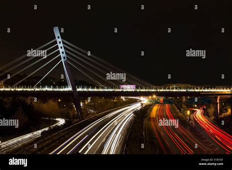 Cantilever Bridge Between Abo Atash Park And Tabiat Bridge Tehran Iran