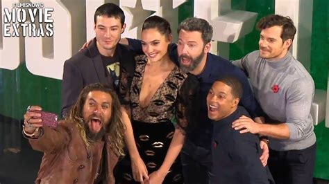 Justice League Complete Press Conference With Cast Director And