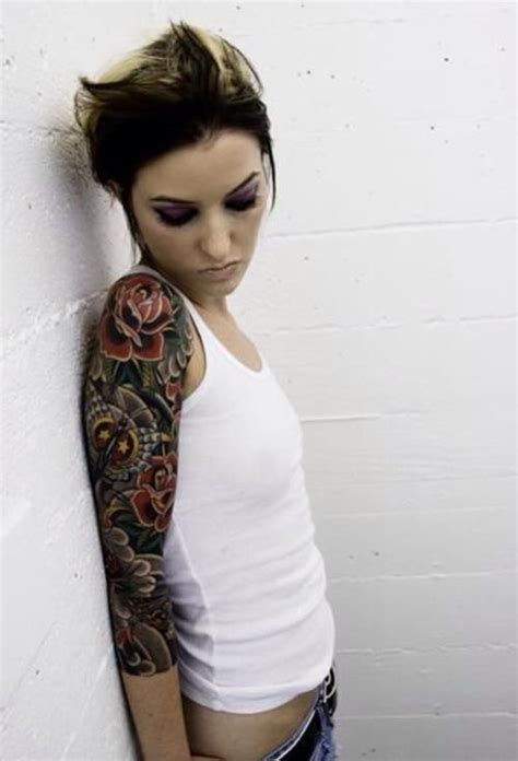 tattoo Женские татуировки на руках Цветочные рукава тату