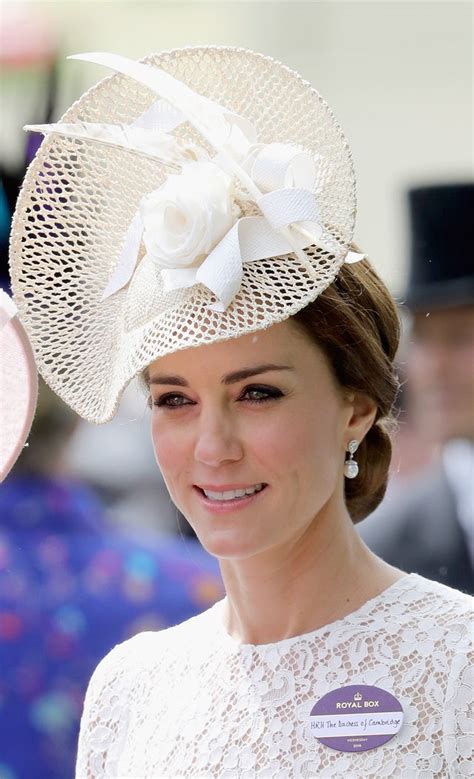 Kate Middleton Wears A White Lace Dress At Royal Ascot And Prince