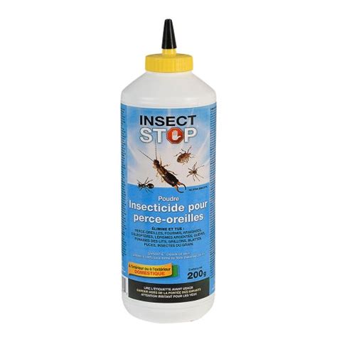 Insecticide Insect Stop Pour Perce Oreilles 200 G Canac