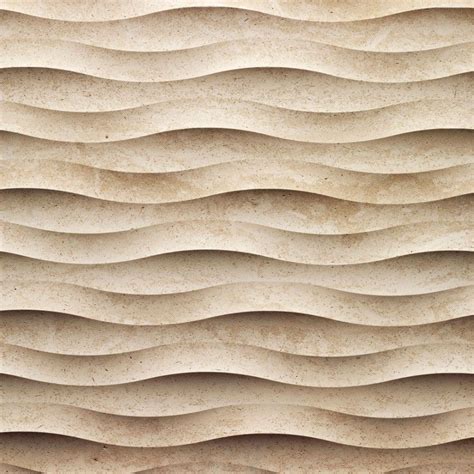 Splendid Textured Wall Panel Decoration Come With Coarse Textured Beige