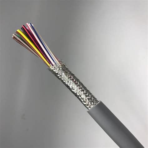 24 Core Copper Braiding Screen Twisted Pair Cable 075mm Liycy Pvc