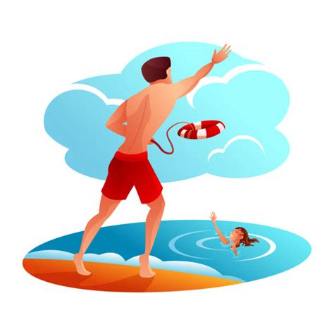 Cartoon Of The Drowning Illustrations Royalty Free Vector Graphics