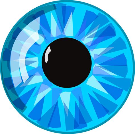 Onlinelabels Clip Art Blue Eye