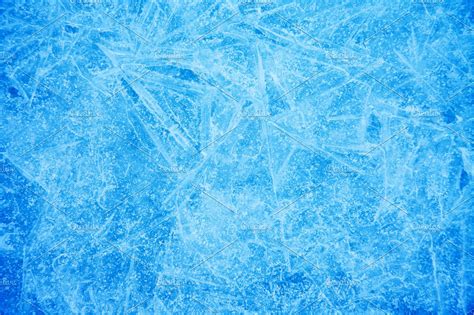 Abstract Blue Ice Textures Set High Quality Nature Stock Photos