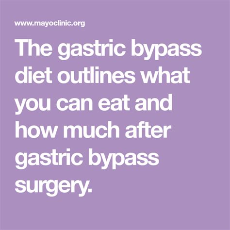 A Guide To Eating After Gastric Bypass Surgery Gastric Bypass Surgery
