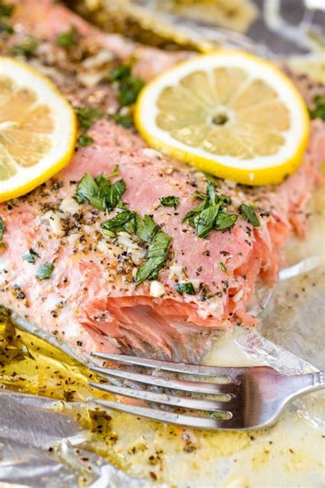 Bake in the preheated oven until a toothpick inserted into the center comes out clean, about 30 minutes. Easy Garlic Herb Baked Salmon | Recipe | Salmon recipes, Baked salmon, Salmon recipes baked easy