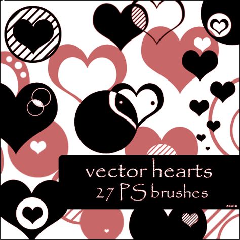 My Heart Brushes Hearts Photoshop Brushes
