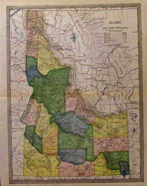 Prints Old And Rare Idaho Antique Maps And Prints