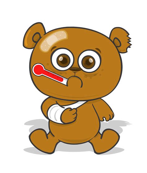 Sick Clipart Teddy Bear Sick Teddy Bear Transparent Free For Download