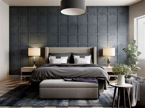 50 Stunning Creative Bedroom Wallpaper Decor Ideas Grey Wallpaper