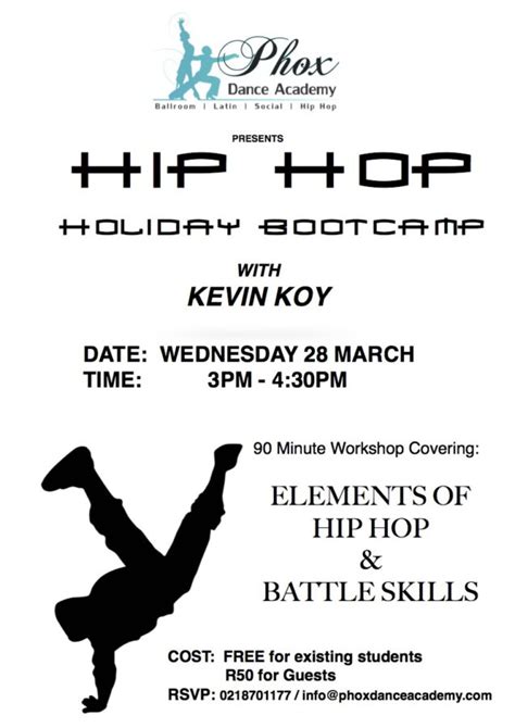 Hip Hop Bootcamp Phox Dance Academy