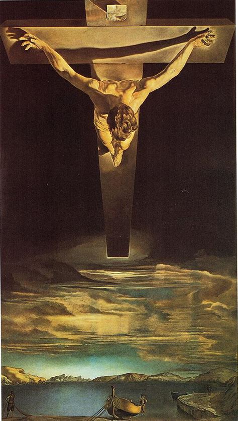 Christ Of Saint John Of The Cross Painting By Salvador Dali Pixels