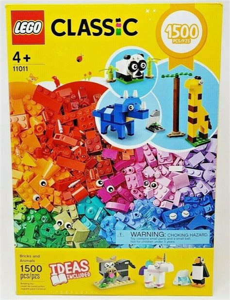 Lego Classic Bricks And Animals 11011 Creative Building Set 1500 Pieces