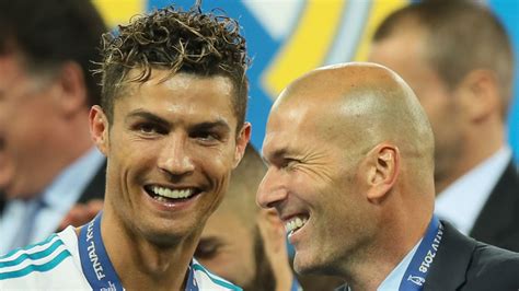 Cristiano Ronaldo Zinedine Zidane Says Talk Of Real Madrid Return For Juventus Forward Might Be