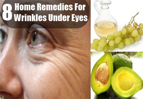 Top 8 Home Remedies For Wrinkles Under Eyes Natural Treatments And Cure