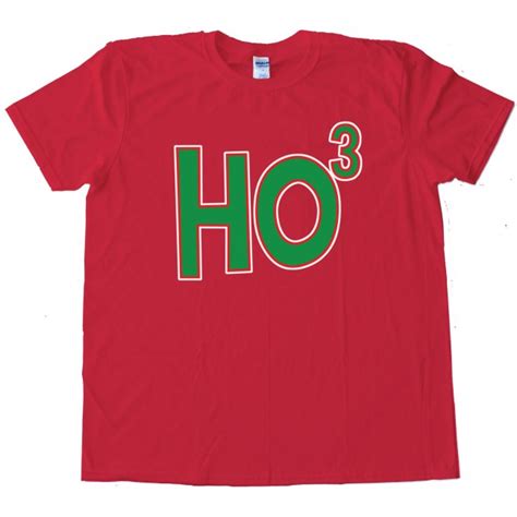 Ho3 Ho Ho Ho Christmas Santa Claus Tee Shirt