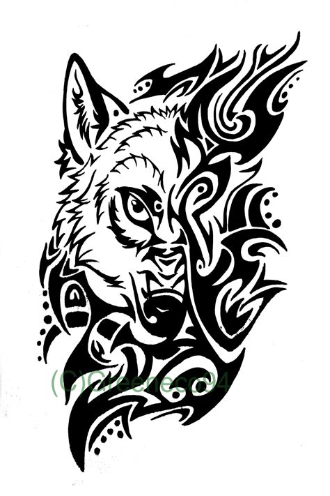 Wolf Tattoo Sketch