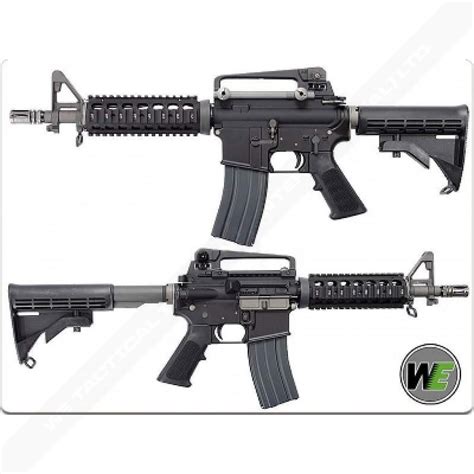 WE M4 RIS CQB GBBR Black - M4 Series / M16 Series / T-91 Series / PLR