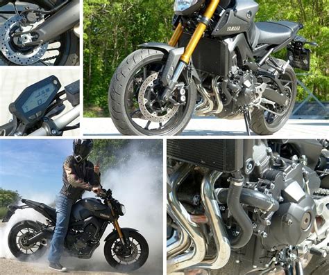 On sent qu'il devient moins facile de caler le pneu arrière à la remise des gaz. Yamaha MT-09 2016 im Test. Kleines Update grosse Wirkung ...