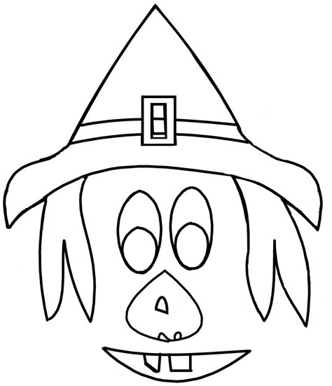 Free Printable Witch Face Template Transborder Media