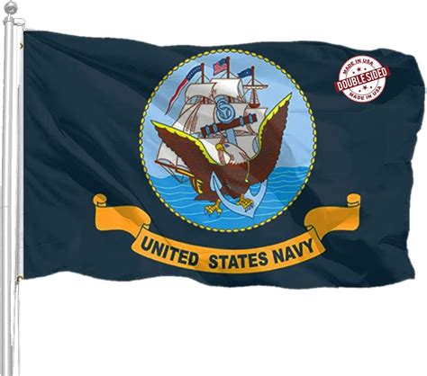 navy flag military us 3x5 ft double sided usn army flags united states naval heavy duty 3ply