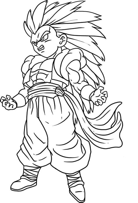 Songohan simple dragon ball z coloring page : 23 best images about Dragon Ball Z Coloring Pages on Pinterest | God, Son goku and Coloring pages