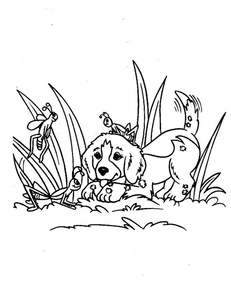 Dessin Chiot #3082 (Animaux) à colorier – Coloriages à imprimer