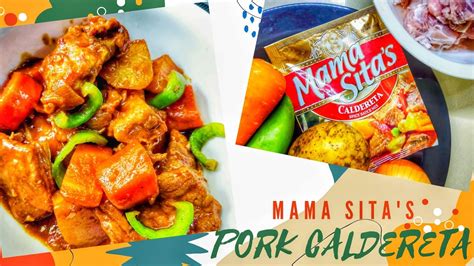 Mama Sitas Pork Caldereta How To Cook Pork Caldereta Using Mama Sita