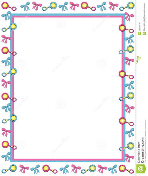 60 Baby Boy Border Cli Baby Borders Clip Art Clipartlook