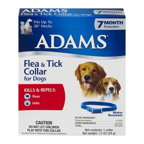 Adams Flea And Tick Prevention Collar For Dogs