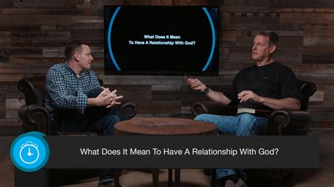What Does It Mean To Have A Relationship With God Youtube