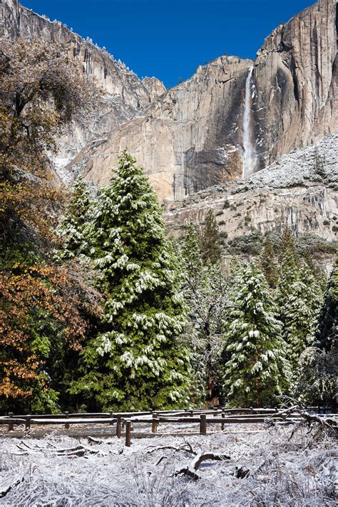 Yosemite Falls In Winter Yosemite Delightscapes