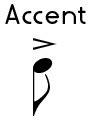 Accent, in music, momentary emphasis on a particular rhythmic or melodic detail; How to play syncopated subdivisions in music