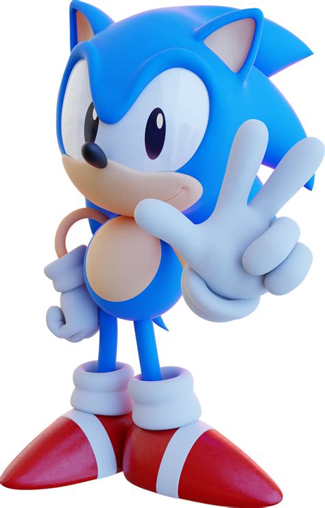 Classic Sonic Revamped By Spoonscribble On Deviantart