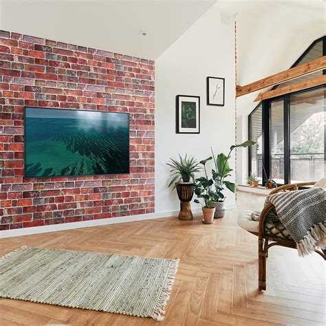 Buy Brick Effect Wall Panels Set Of 4 Panels 188 M² 2027 Ft²