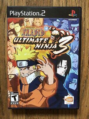 Naruto Ultimate Ninja Sony Playstation Complete Box Manual Disc Ebay