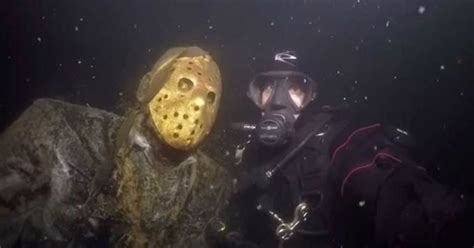 Jason Voorhees Underwater Statue Still Submerged In Az Horrorfix