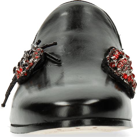 Download Hd Loafers Scarlett 8 Black Patch Lips Bug Beetle